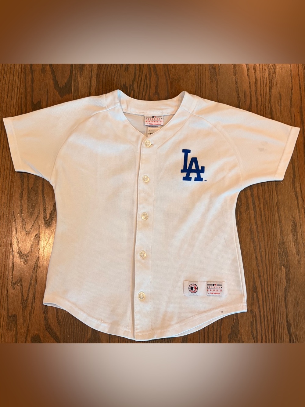 LA Dodgers White Baseball Jersey Mookie Betts 50, youth medium (10-12)